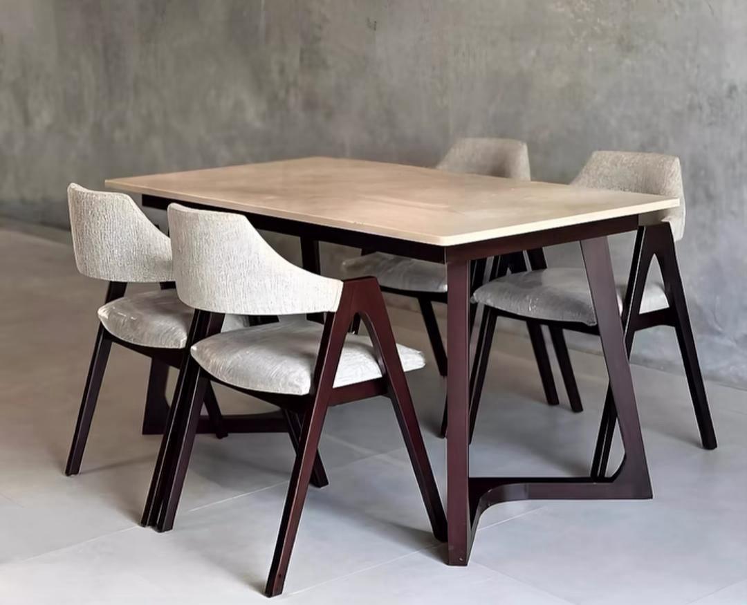 Set Meja Makan Marmer